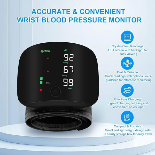 Wrist Blood Pressure Monitor